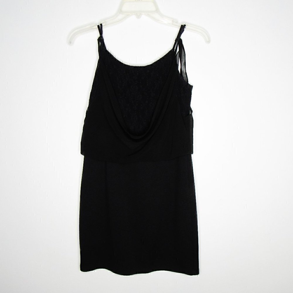 AQUA - Sleeveless Black Cocktail Dress - XS